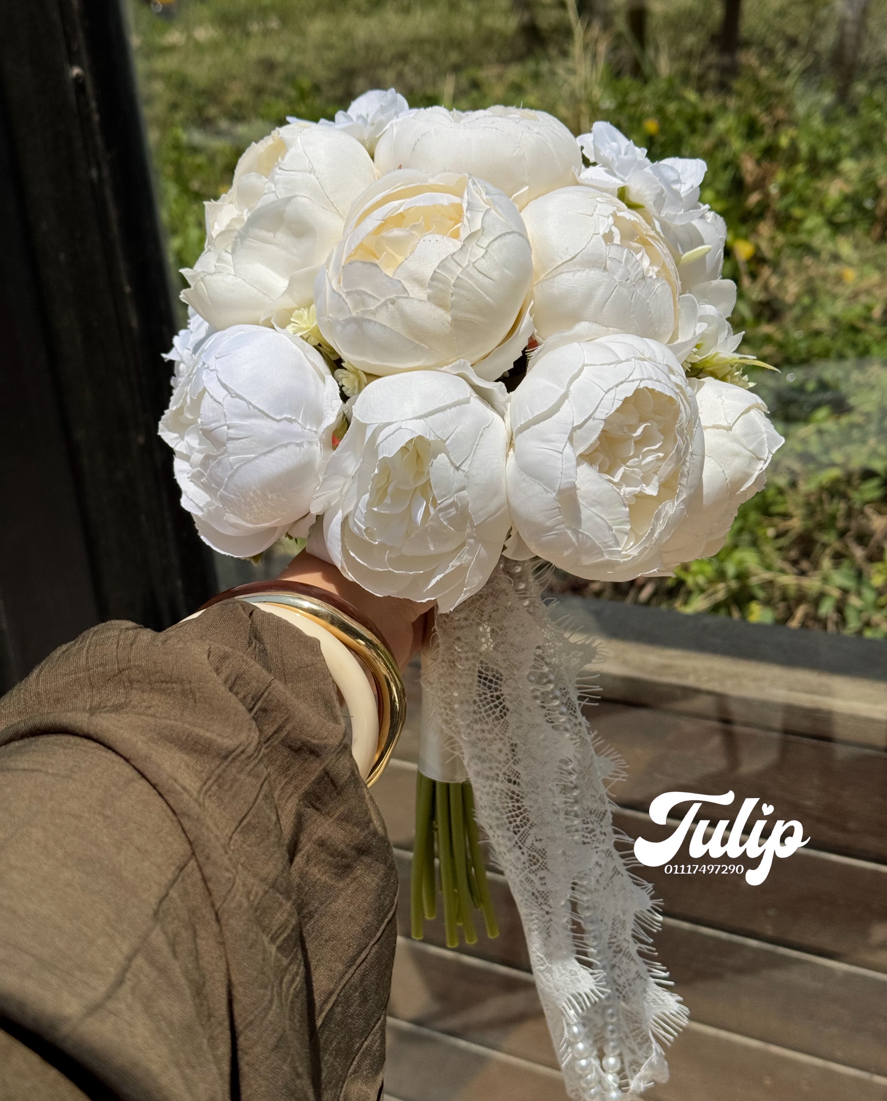 بوكيه ورد صناعي — Tulip Store